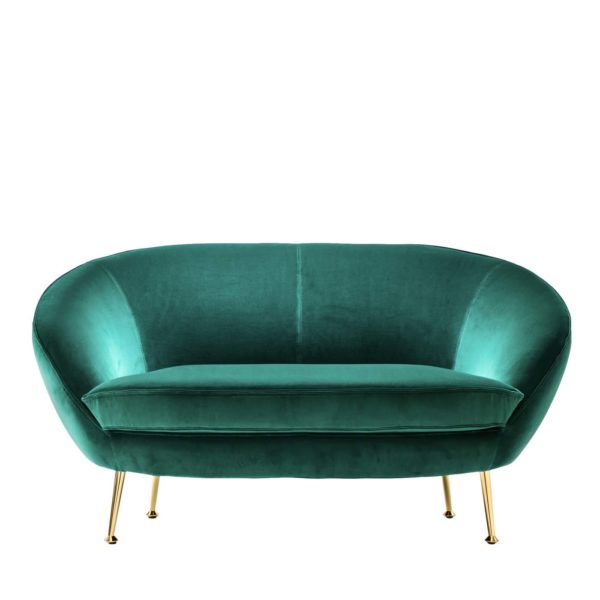 Giulia Green Sofa by Black Tie