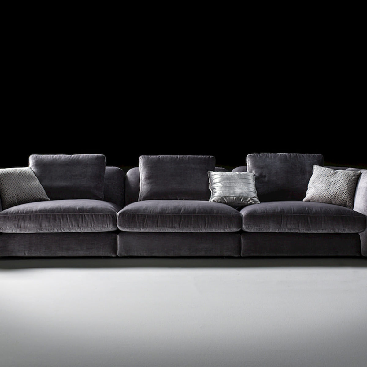 Levante Grey Sofa by Black Tie