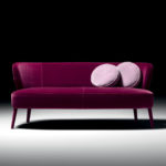 Cloe Purple Sofa by Black Tie