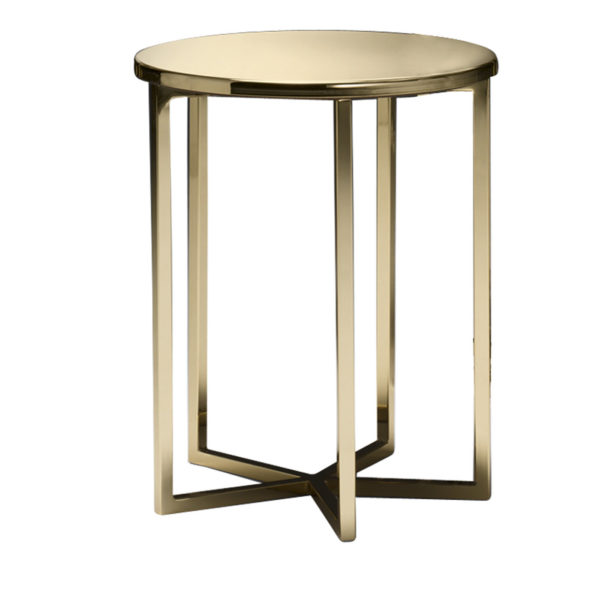 Elliot Gold Side Table by Black Tie