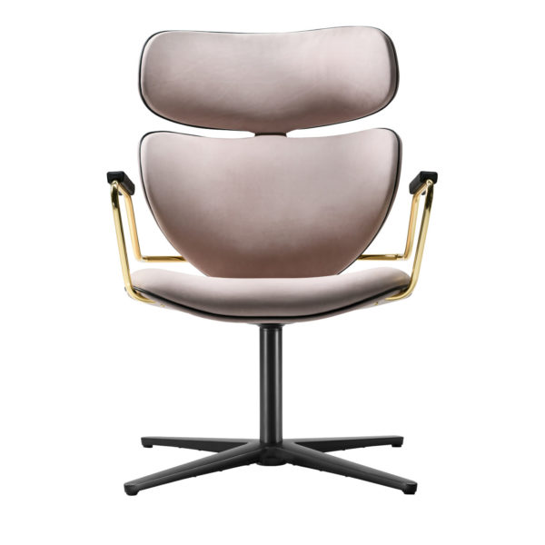 Asia Swivel Chair by Black Tie