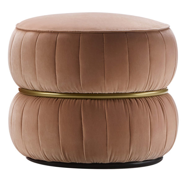 Lillo Pink Pouf by Black Tie