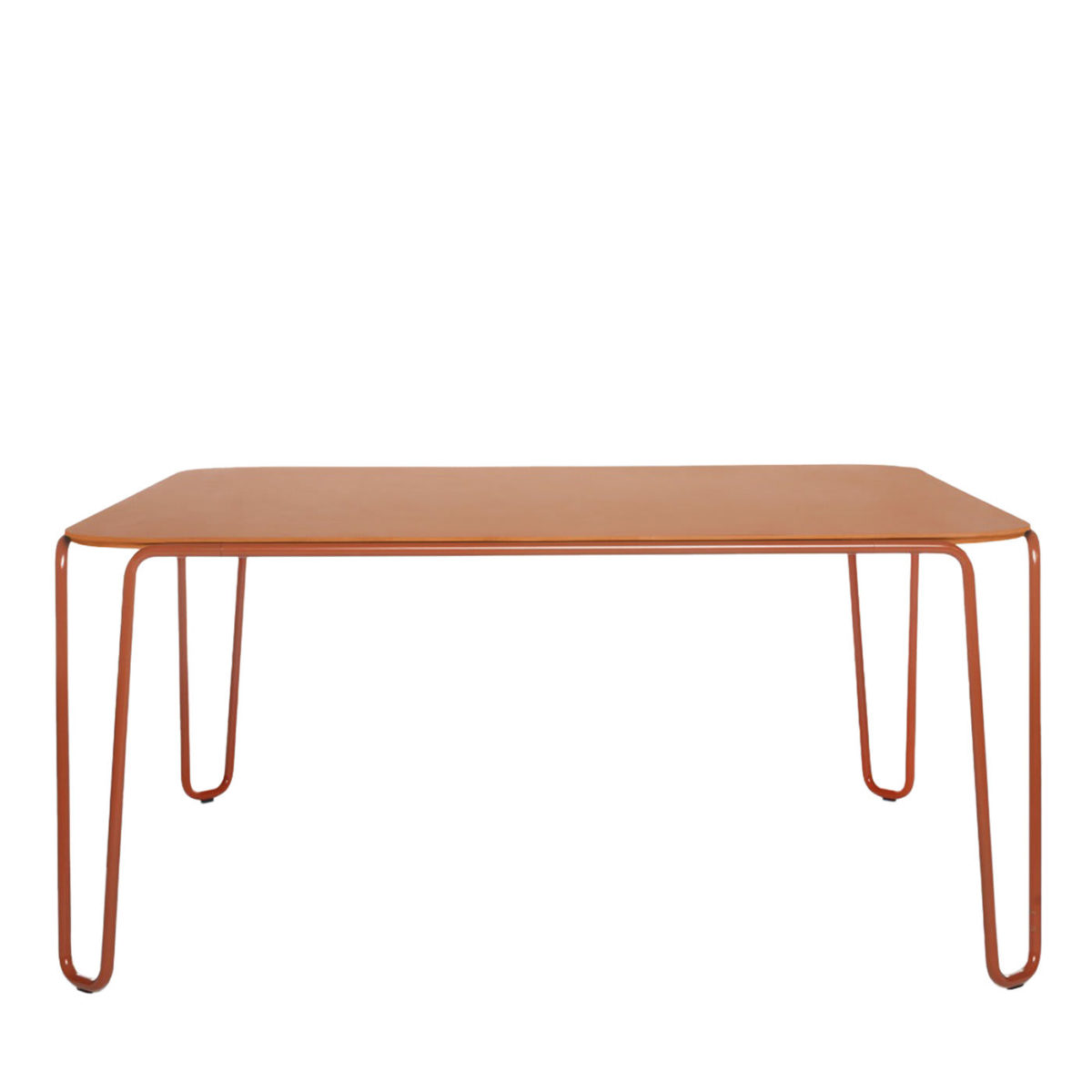 First Orange Square Table by Baleri Italia