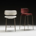 Natalia Red Stool by Black Tie