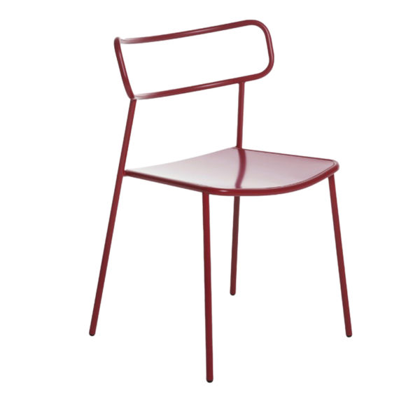 Paloma Red Outdoor Chair by Baleri Italia