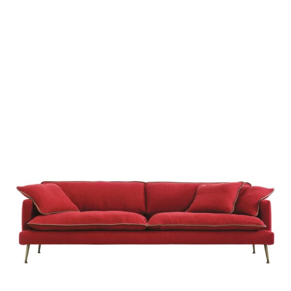 Island Red Sofa by Black Tie