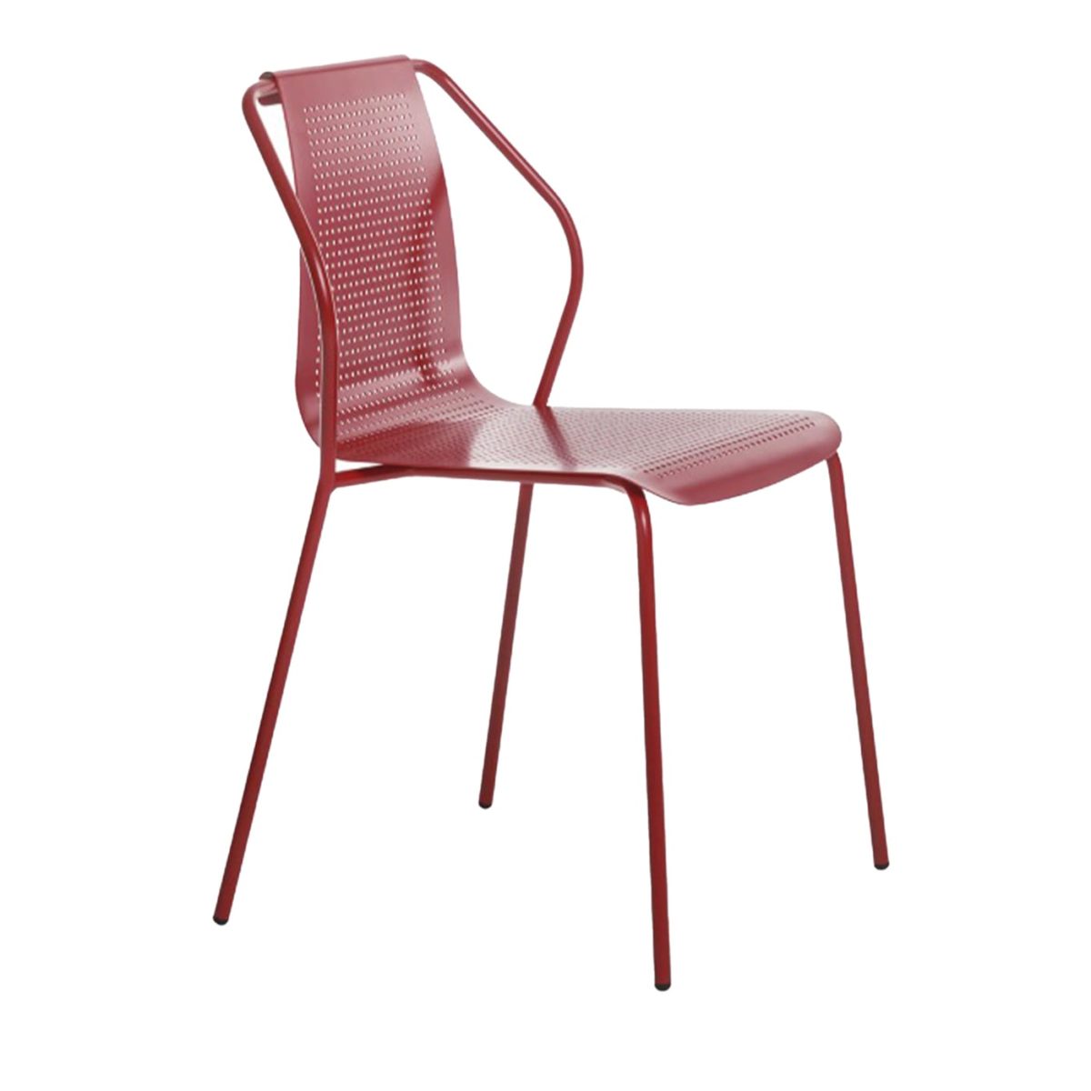 Donna Red Outdoor Chair by Baleri Italia