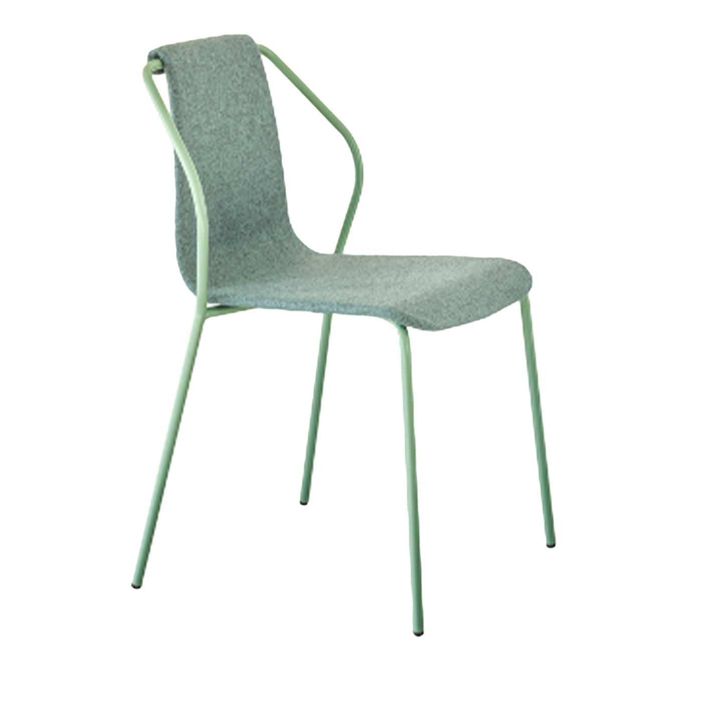 Donna Sage Green Upholstered Chair by Baleri Italia