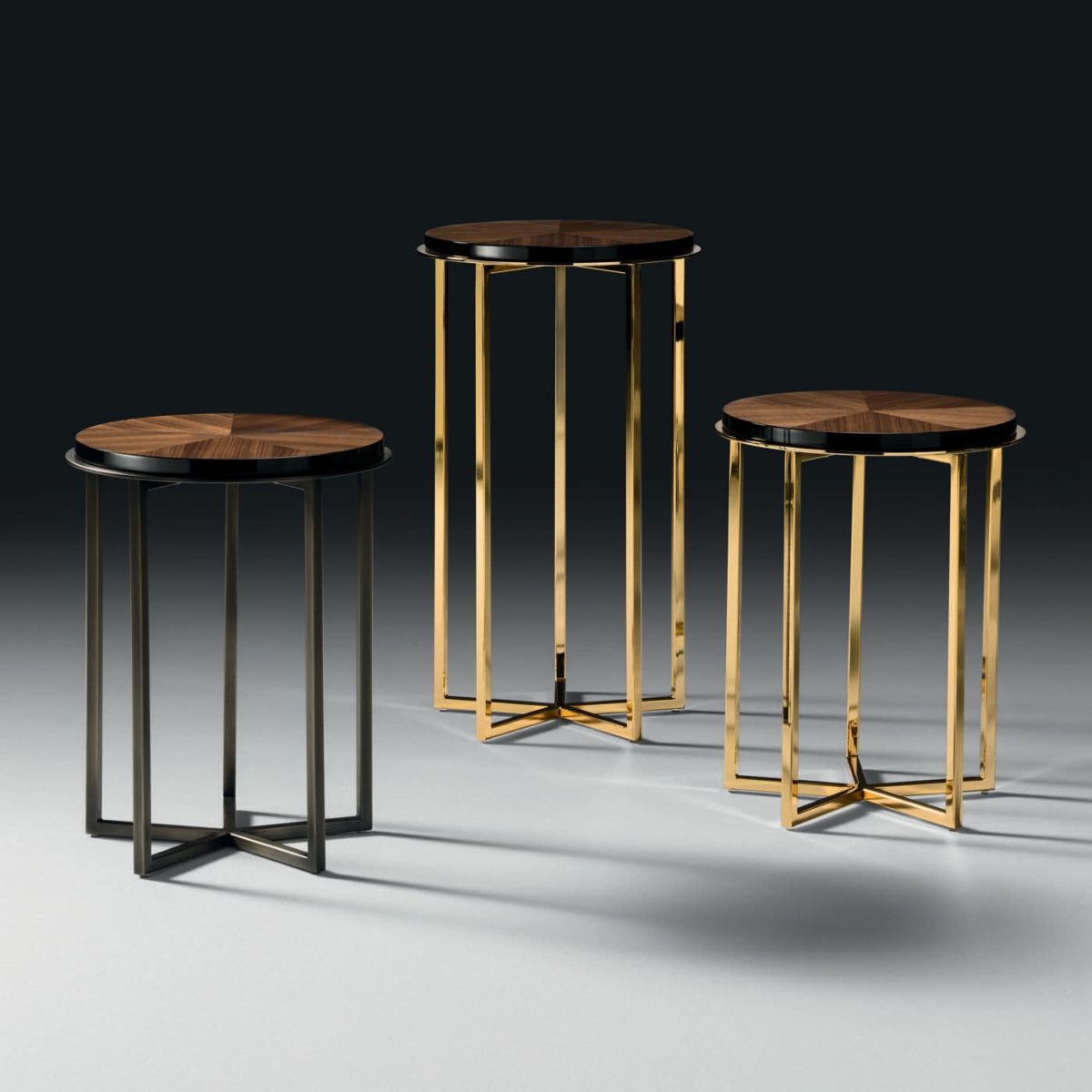 Elliot Plus Bronze Side Table by Black Tie