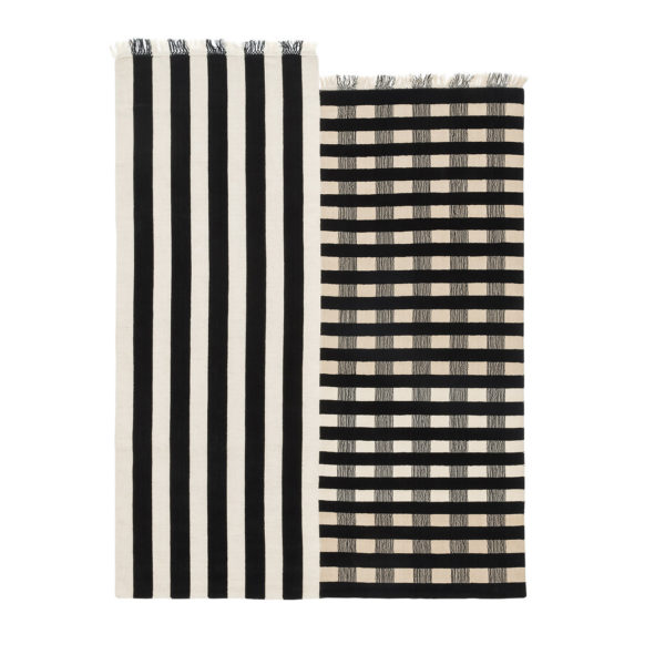 Half Stripe Rug by Karpeta