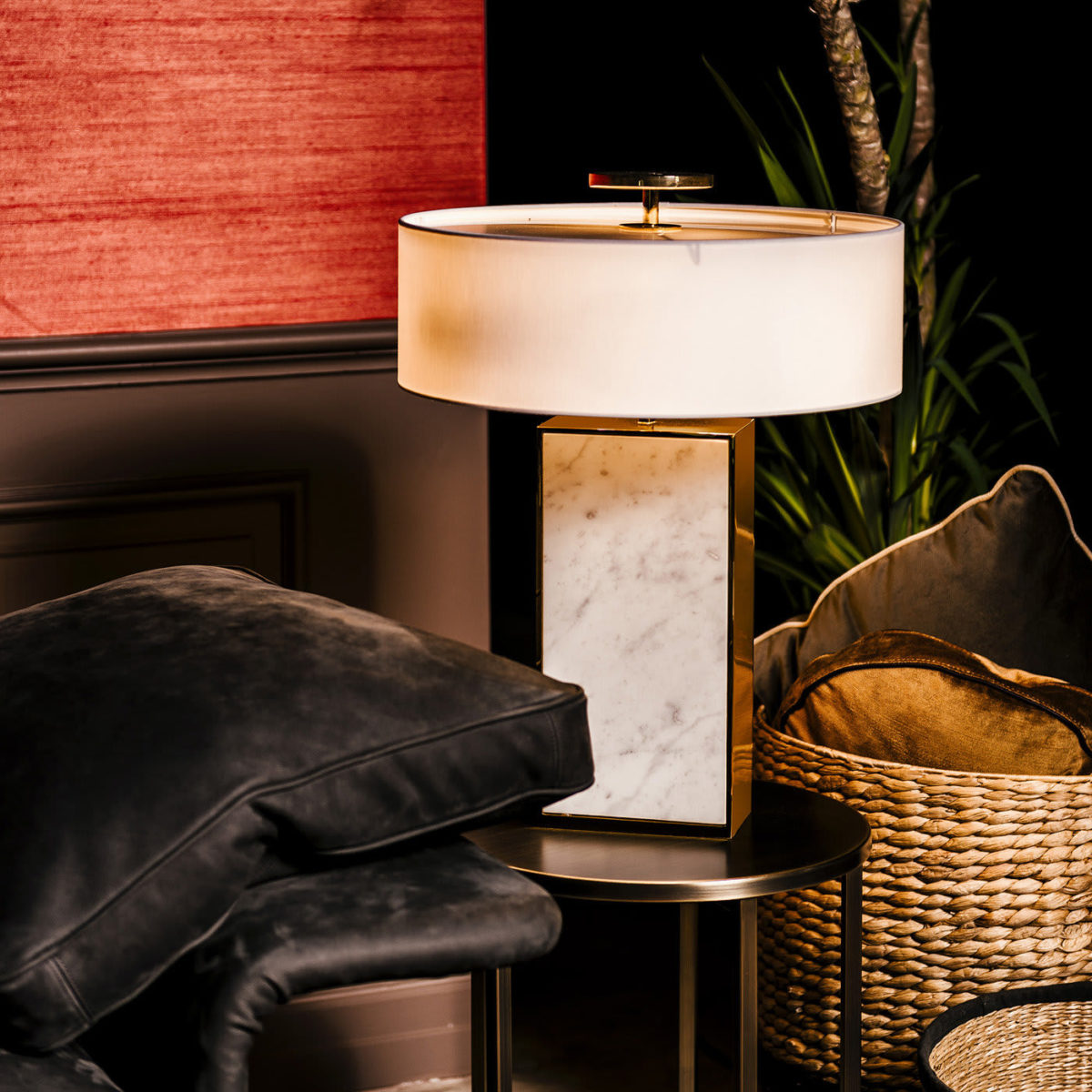 Thelma Table Lamp by Black Tie