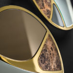 Delta 1-2-3 Mirrors by Claudia Campone and Martina Stancati by Black Tie