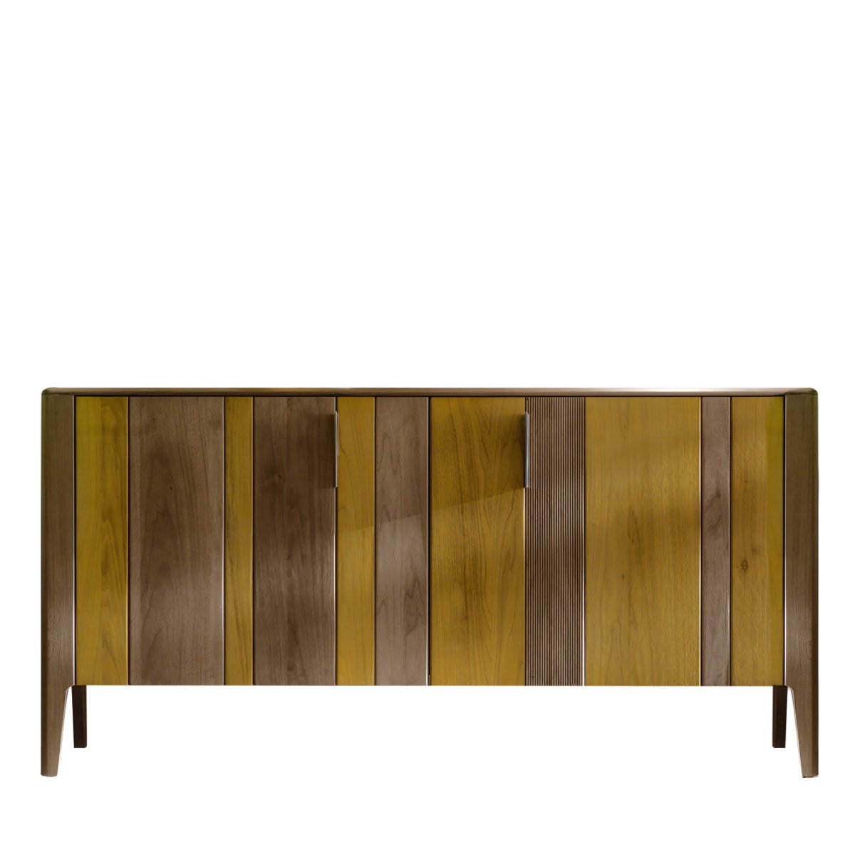 Yellow  and Elm Domino Credenza by Modo10