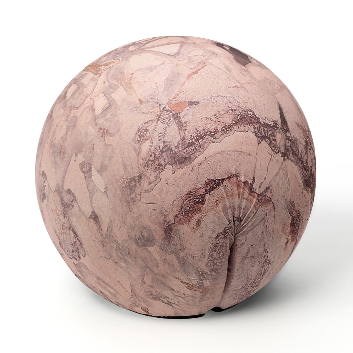 Tattoo Portasanta Marble Pouf by Maurizio Galante and Tal Lancman