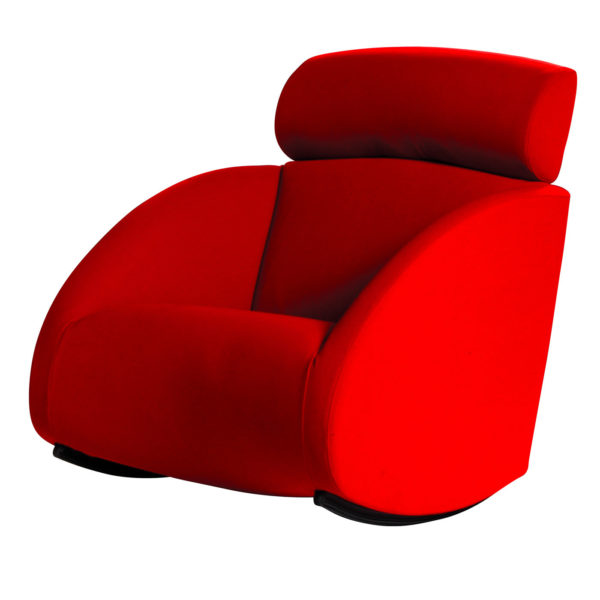 Mama Red Rocking Armchair by Denis Santachiara