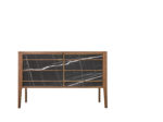 Shanghai 2-door Sideboard with Sahara Noir Marble by Modo10