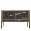 Shanghai 2-door Sideboard with Sahara Noir Marble by Modo10