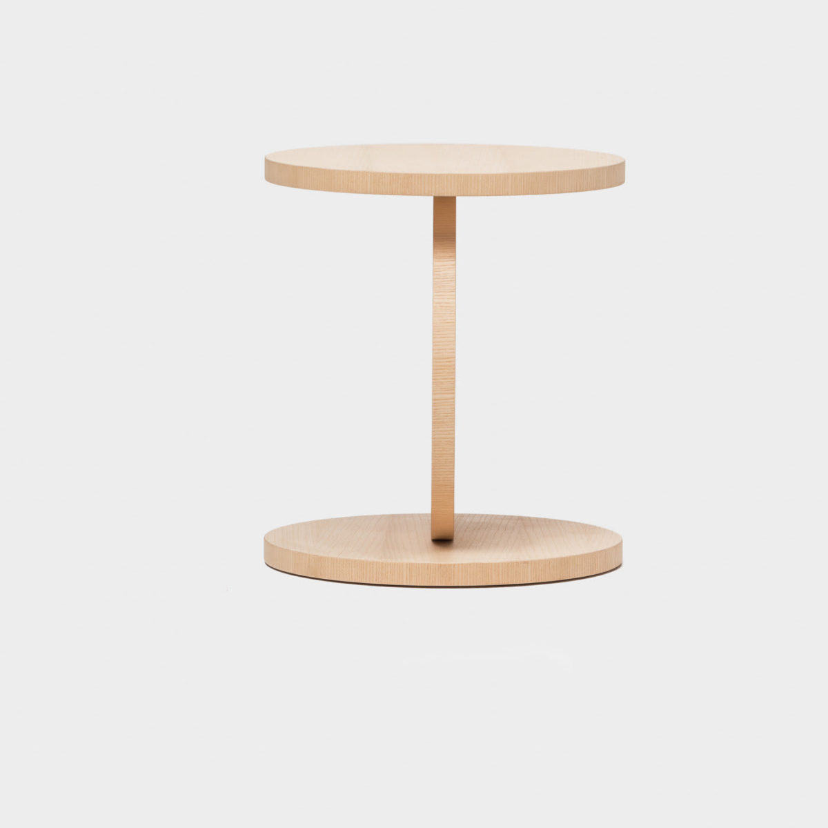 Match Point Tall Natural Side Table by Omri Revesz