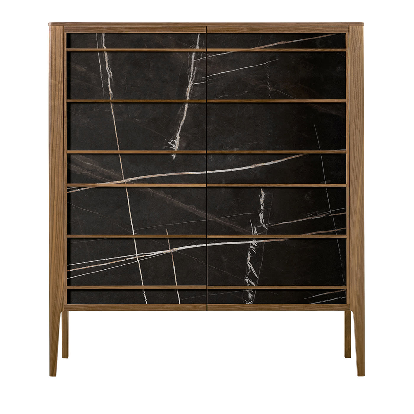 Shanghai cabinet with Sahara Noir Marble Doors by Modo10