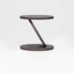 Match Point Mocha Medium Side Table by Omri Revesz