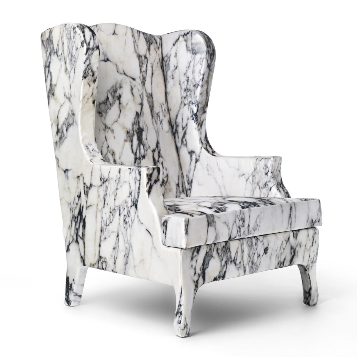 Louis XV Goes To Sparta Armchair by Maurizio Galante and Tal Lancman