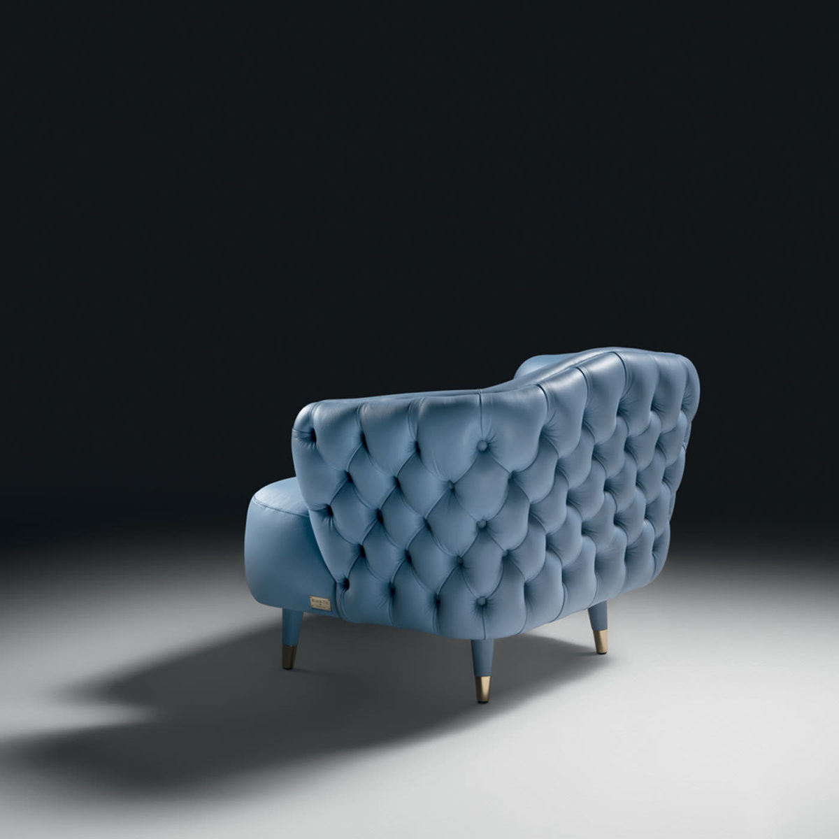 Savoi Azure Lounge Chair by Black Tie