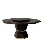 Temptation Octagonal Dining Table with Lazy Susan by Carpanese Home