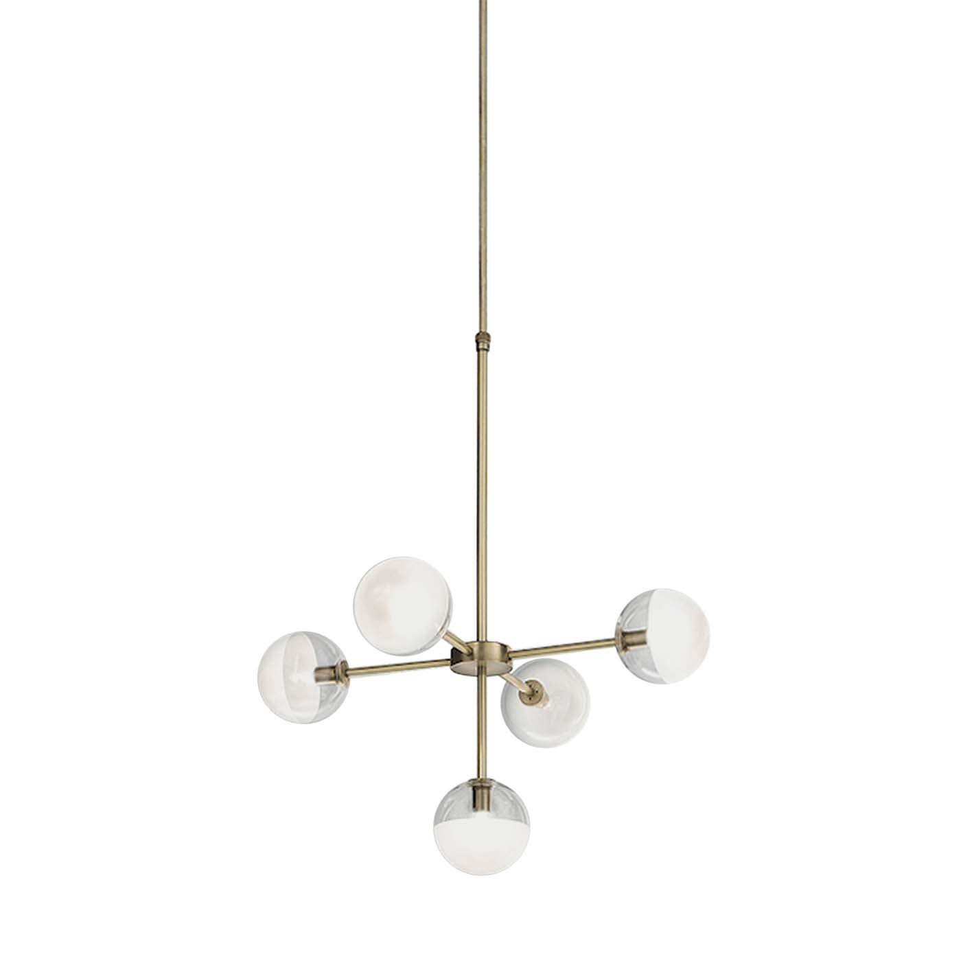 Iconic 5-light Chandelier by Carpanese Home