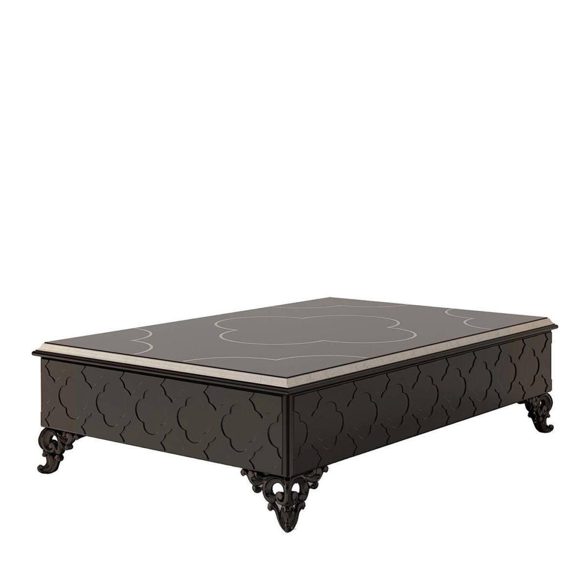 House of Art Rectangular Coffee Table with Drawers by Carpanese Home