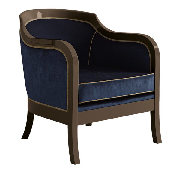 House of Art Blue 6237 Armchair by Carpanese Home