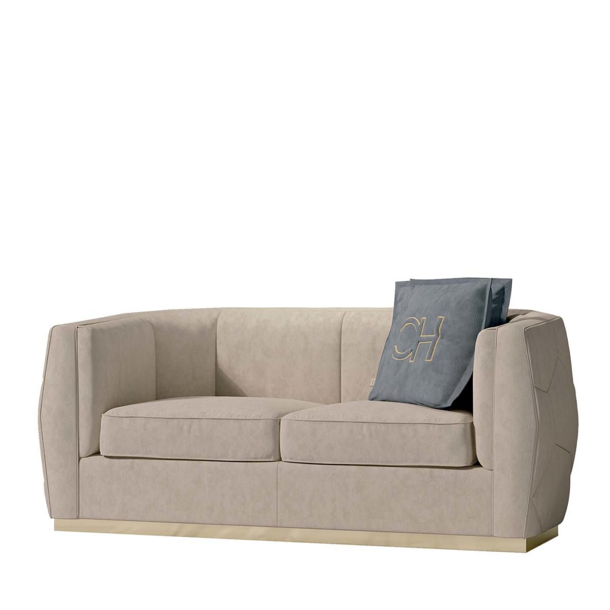 Iconic 2-Seater Sofa by Carpanese Home