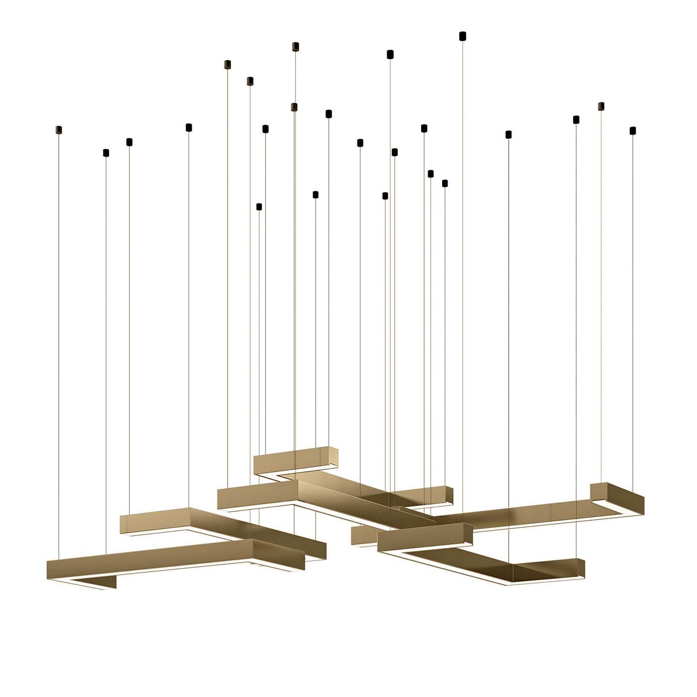 Iconic 12-light Chandelier by Carpanese Home