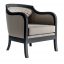 Beverly Hills Armchair with Rounded Armrests by Carpanese Home