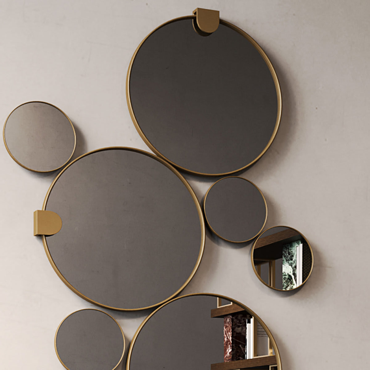 Reflex Medium Mirror by Carpanese Home