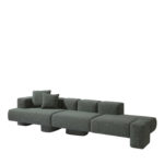 Cusco Three Pieces Sofa by Carpanese Home