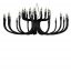Snoob Black Chandelier by Karman