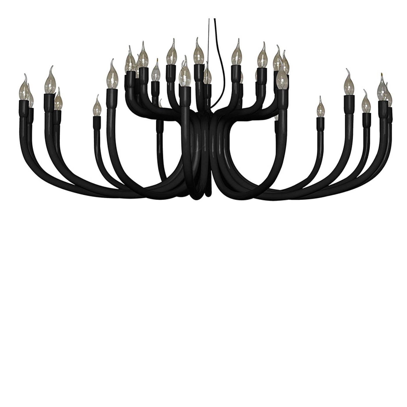 Snoob Black Chandelier by Karman