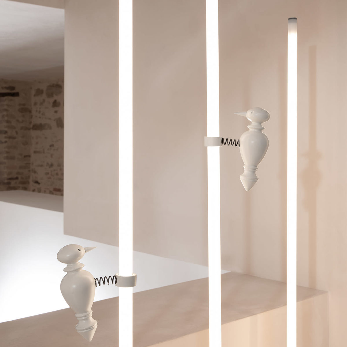 Accipicchio con Picchio Floor Lamp by Karman