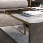 Alfred Marble Coffee Table by Carpanese Home