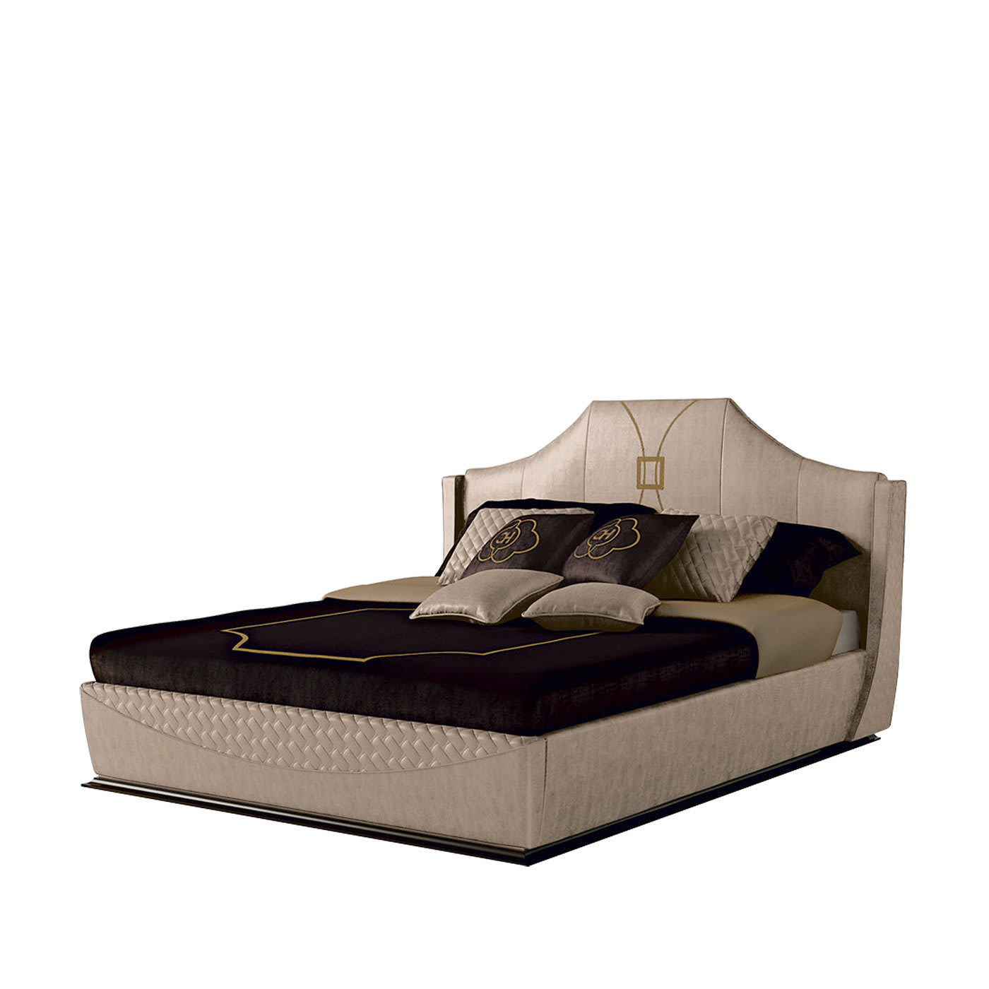 Glamour 7089 Bed by Carpanese Home