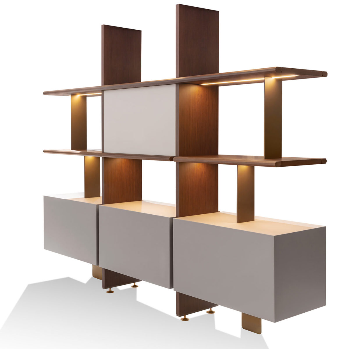 Duo Small Wall Shelving by Carpanese Home