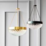 Rays Black Pendant Lamp by MM Lampadari