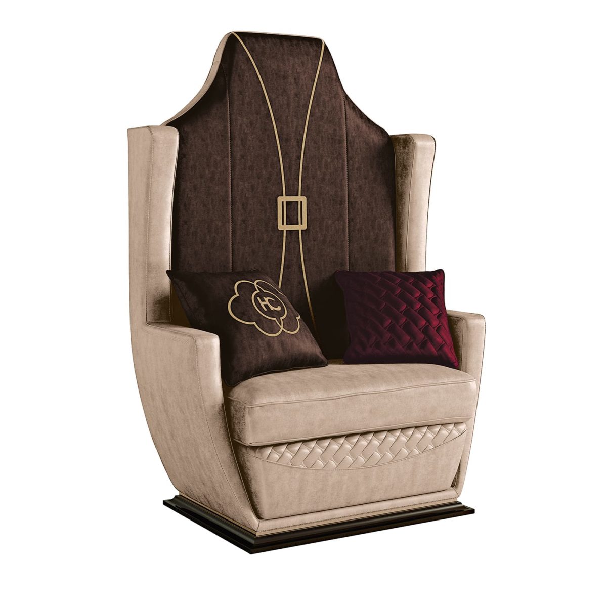 Glamour 7012 armchair by Carpanese Home