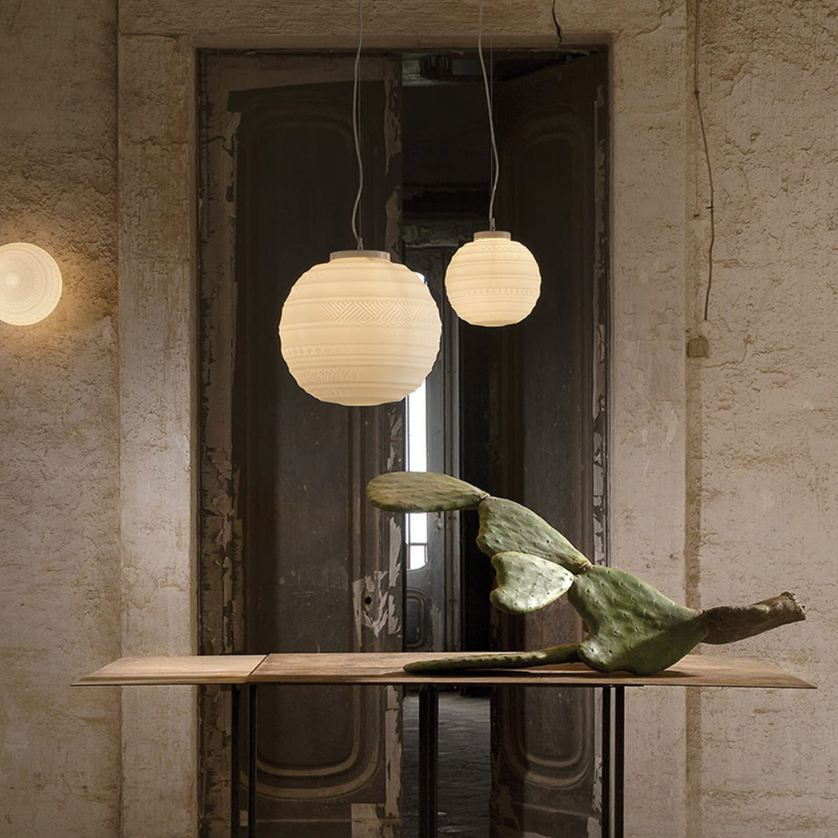 Braille Large Pendant Lamp by Karman