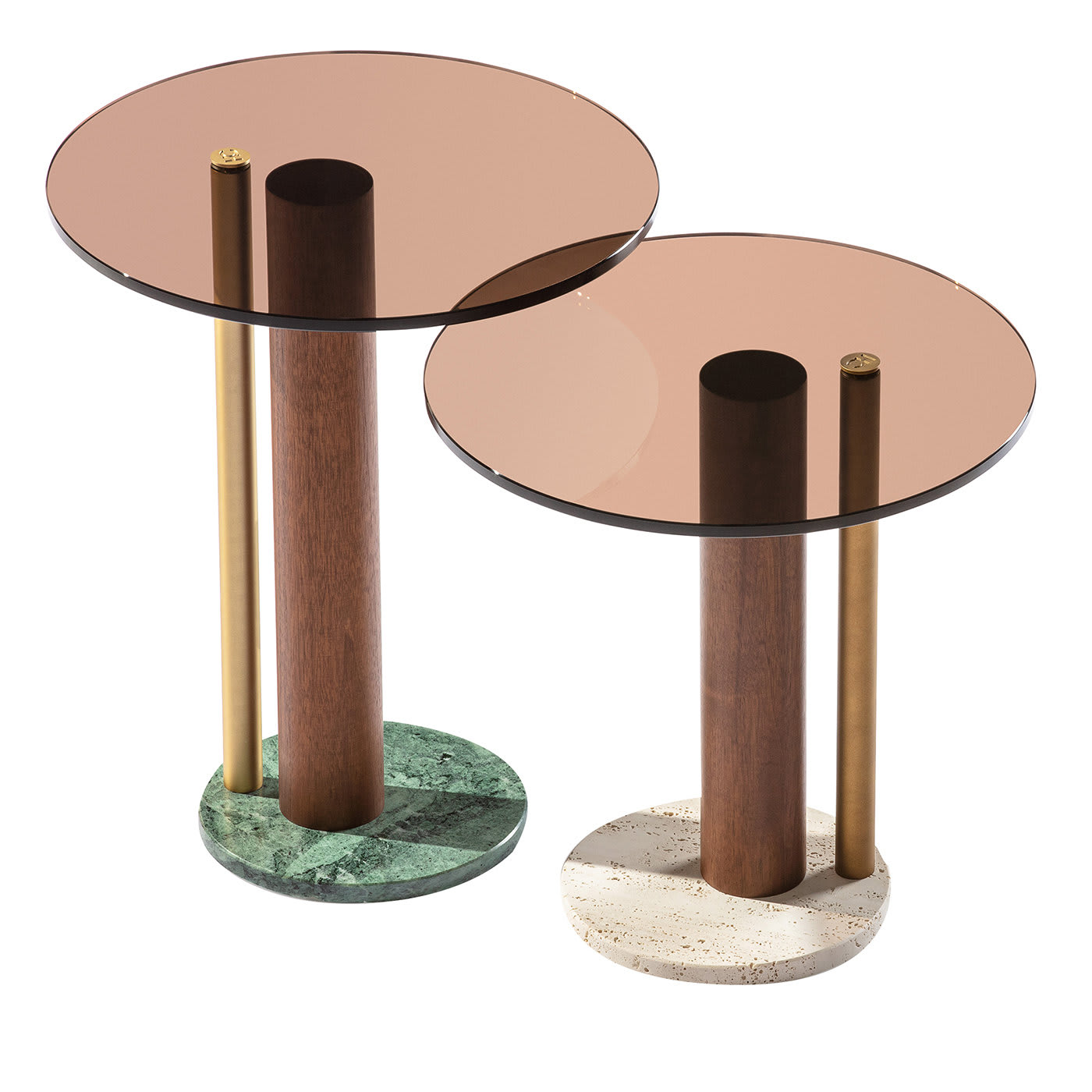 Athena H&L Set of 2 Coffee Tables by Carpanese Home