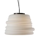 Bibendum White Pendant Lamp by Karman