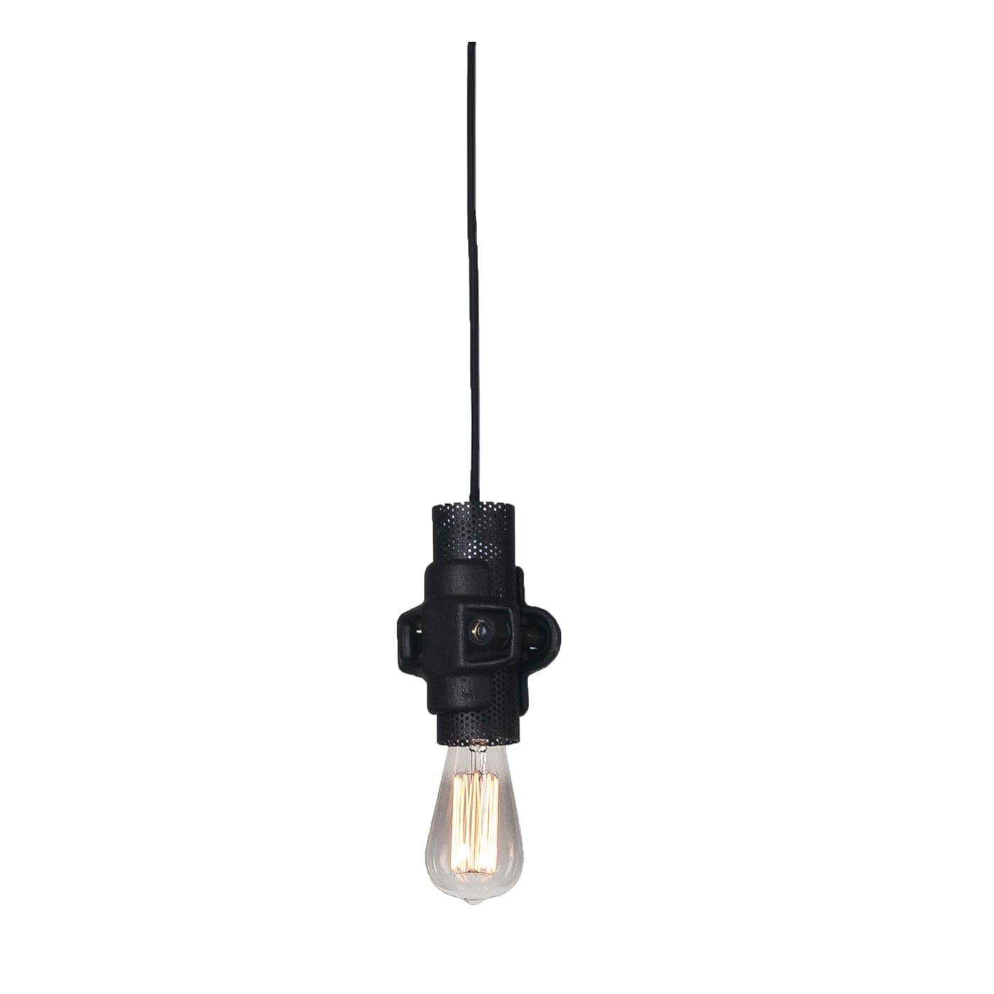 Nando Small Black Pendant Lamp by Karman