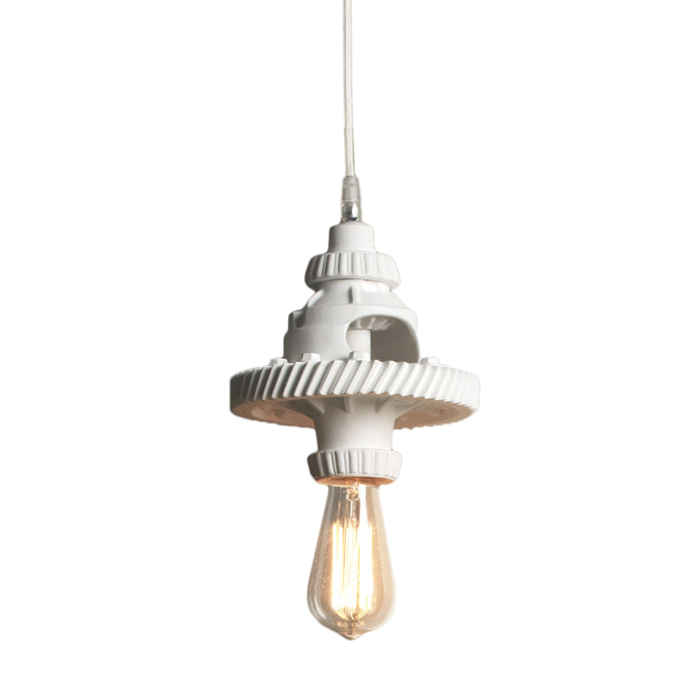 Mek S White Pendant Lamp by Karman