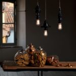 Mek S Black Pendant Lamp by Karman