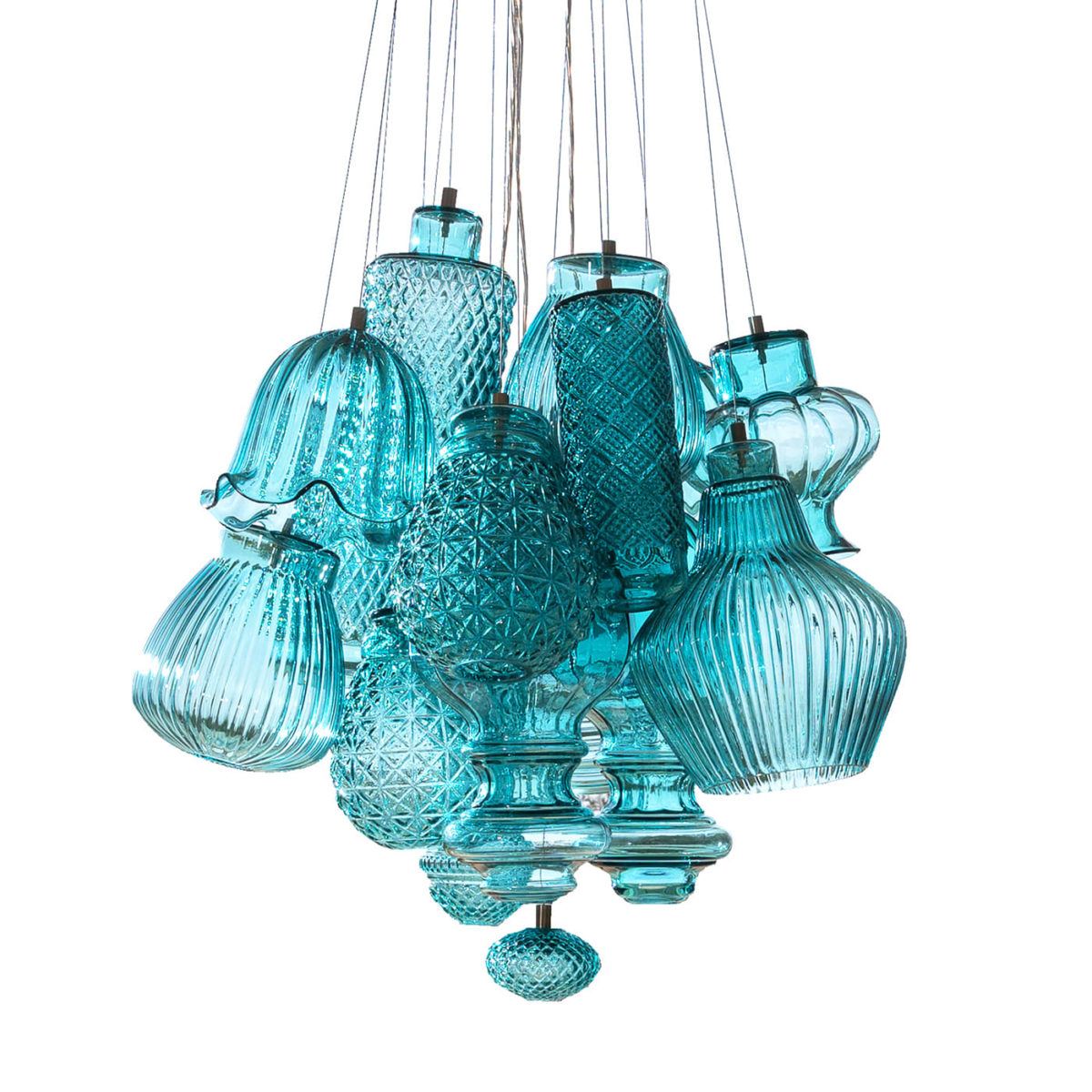 Ceraunavolta 17-Piece Pendant Lamp by Karman